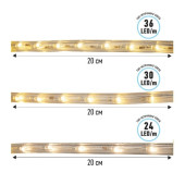 Новогодняя гирлянда Дюралайт LED 100 м 121-156 (теплый белый), фото 7