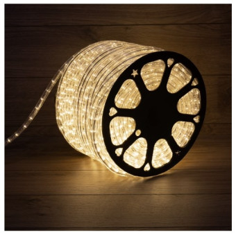 Новогодняя гирлянда Дюралайт LED 100 м 121-156 (теплый белый), фото 1