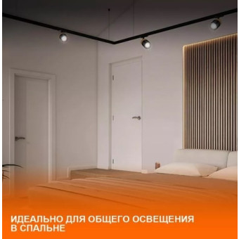 Трековый светильник ECO TRACKSP 1PH 8W 840 BKRD 40X1 RULEDV, фото 1