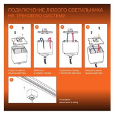 Трековый светильник ECO TRACKSP 1PH E27 BKCONE 40X1 RU LEDV, фото 6