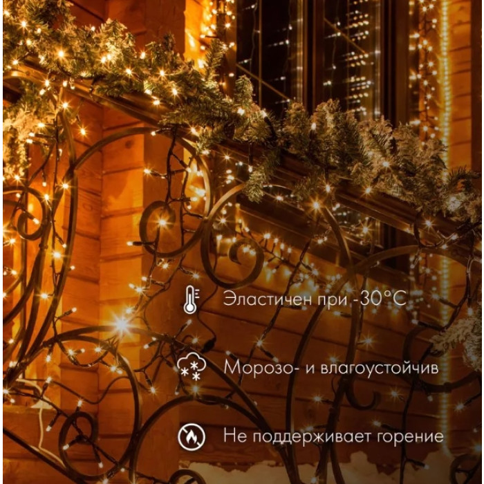 Новогодняя гирлянда Нить 305-256, 24В, фото 2