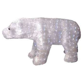 2D-фигура Полярный медведь 112х58 см 513-124 (белый), фото 1