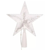 Новогодняя гирлянда Роса с макушкой на елку эффект водопада 9х2 м 315-896 (теплый белый), фото 2