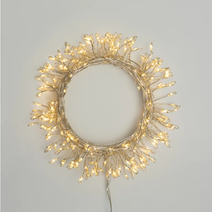 Новогодняя гирлянда Роса Фейерверк с контроллером 10 м 303-436 (теплый белый), фото 1