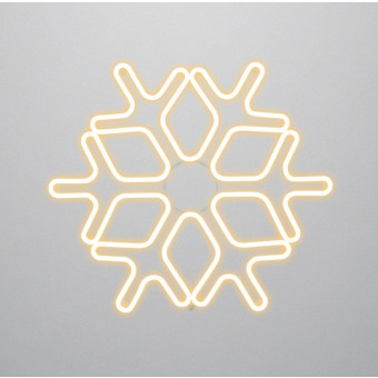 2D-фигура Снежинка 501-326 (теплый белый), фото 1