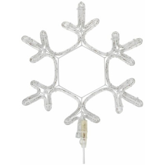 2D-фигура Снежинка 501-363 (теплый белый), фото 1