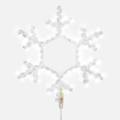 3D-фигура Снежинка LED (45x38 см, белый) [501-212-1], фото 4