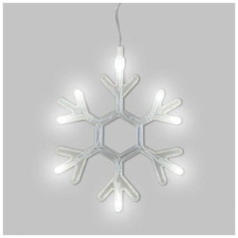2D-фигура Снежинка на присоске с подвесом 501-019, фото 1