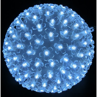 3D-фигура Шар светодиодный 220V (20x20 см, белый) [501-606], фото 1