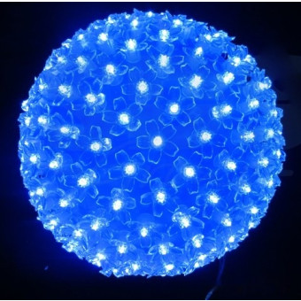 3D-фигура Шар светодиодный 220V (20x20 см, синий) [501-607], фото 1