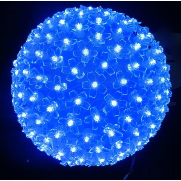 3D-фигура Шар светодиодный 220V (20x20 см, синий) [501-607], фото 1