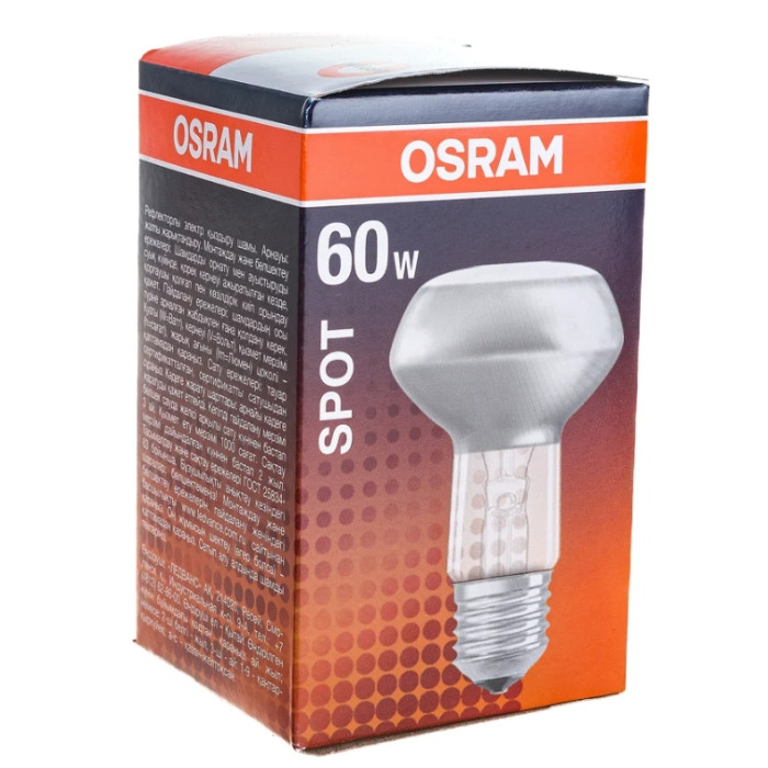 Лампочка CONC R63 SP 60W 230V E27 FS1 OSRAM, фото 4
