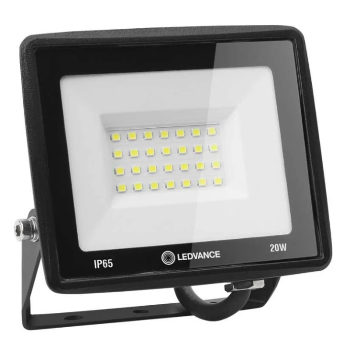 Прожектор FL ECO 20W/740 230V BK 20X1 T RU LEDV, фото 1