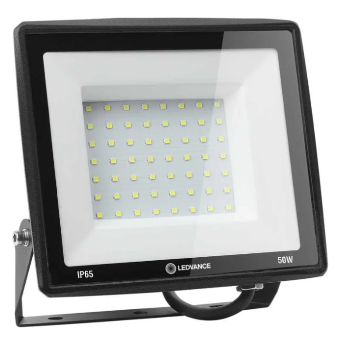 Прожектор FL ECO 50W/740 230V BK 20X1 T RU LEDV, фото 1