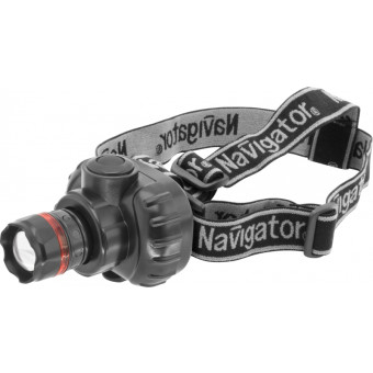 Фонарь 94 950 NPT-H03-3AAA налобн. 3 реж.,фокус, 1LEDx1Вт, XXX, фото 1